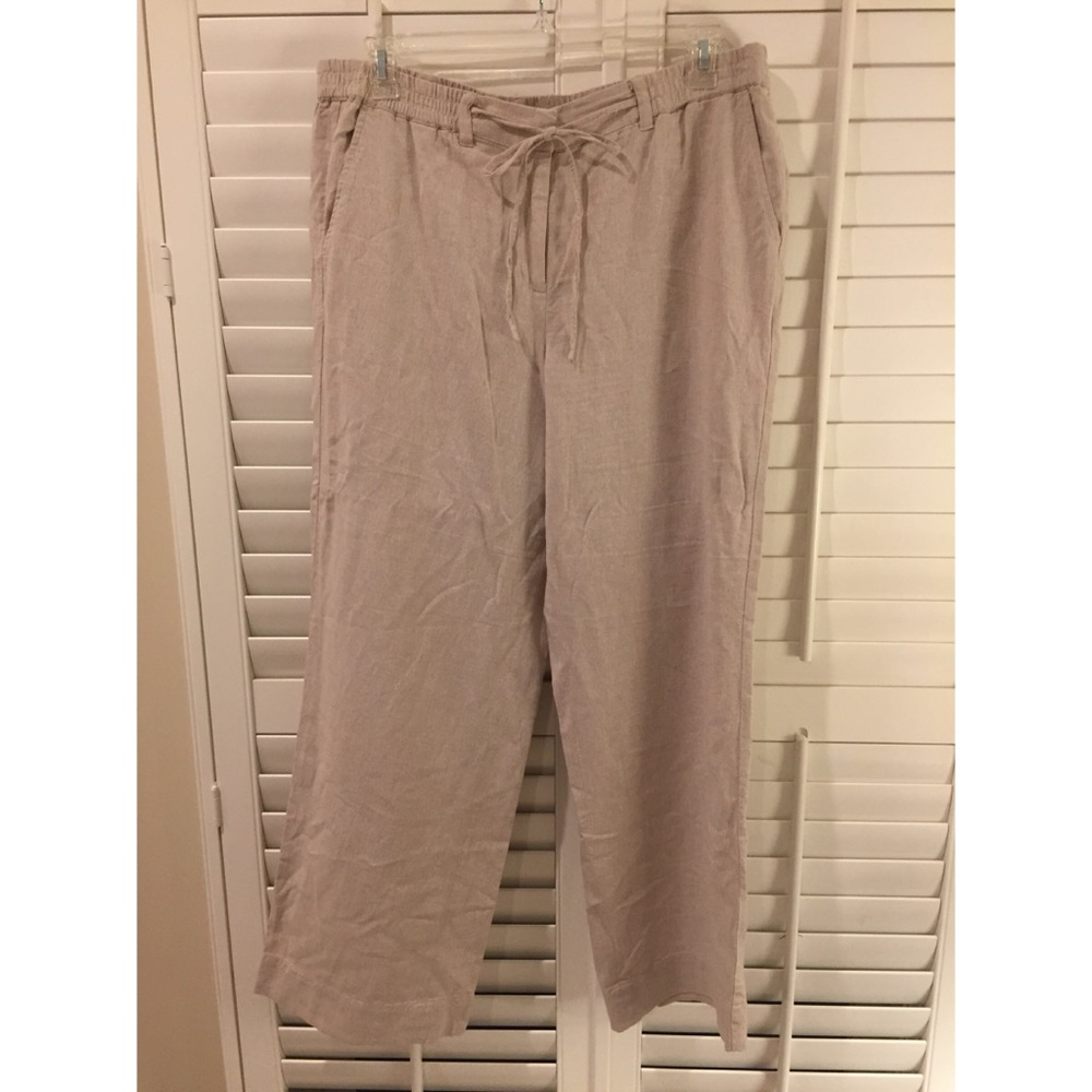 Talbots drawstring pants